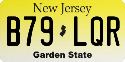 NJ license plate B79LQR