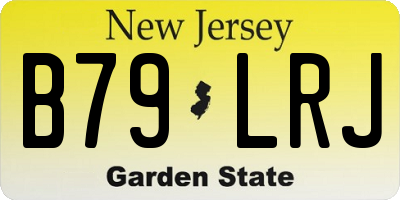 NJ license plate B79LRJ