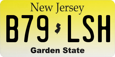 NJ license plate B79LSH