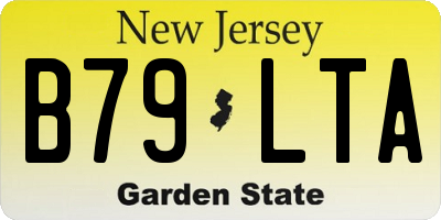 NJ license plate B79LTA