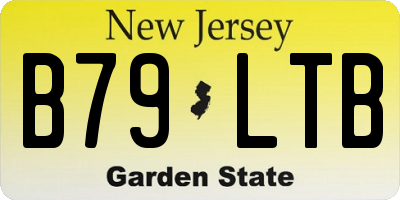 NJ license plate B79LTB