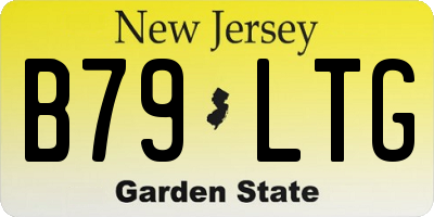 NJ license plate B79LTG