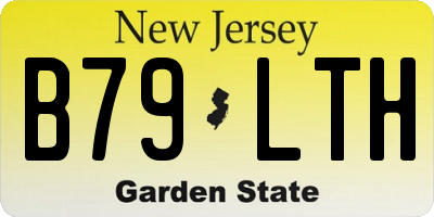 NJ license plate B79LTH