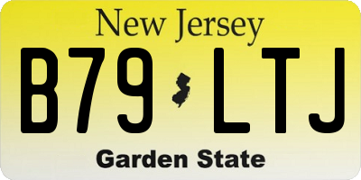 NJ license plate B79LTJ