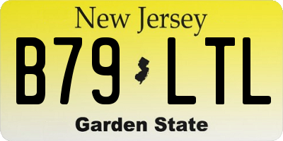 NJ license plate B79LTL