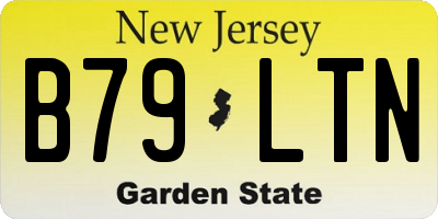 NJ license plate B79LTN
