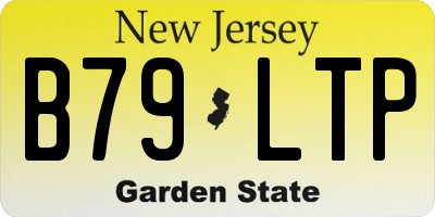 NJ license plate B79LTP