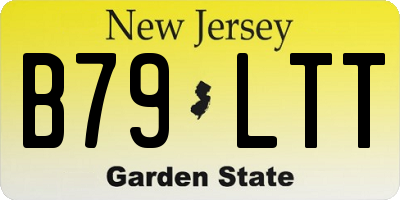 NJ license plate B79LTT