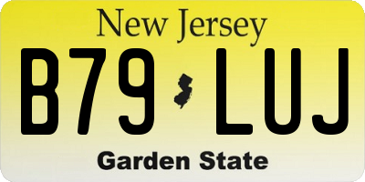 NJ license plate B79LUJ