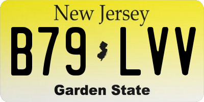 NJ license plate B79LVV