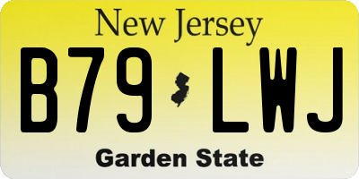NJ license plate B79LWJ