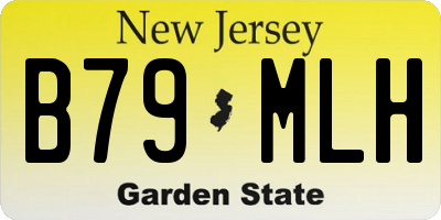 NJ license plate B79MLH