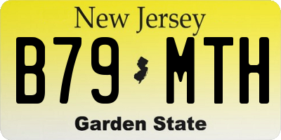 NJ license plate B79MTH