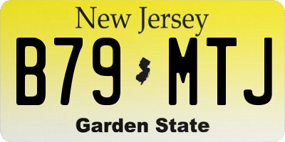 NJ license plate B79MTJ