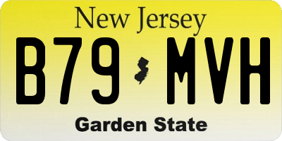 NJ license plate B79MVH