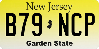 NJ license plate B79NCP