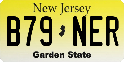 NJ license plate B79NER