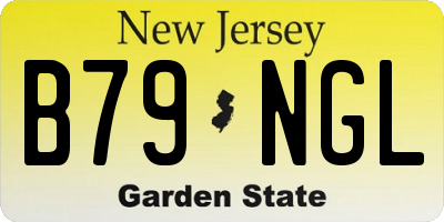 NJ license plate B79NGL