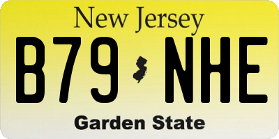 NJ license plate B79NHE