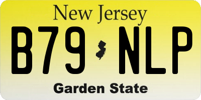 NJ license plate B79NLP