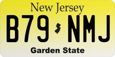 NJ license plate B79NMJ
