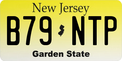 NJ license plate B79NTP