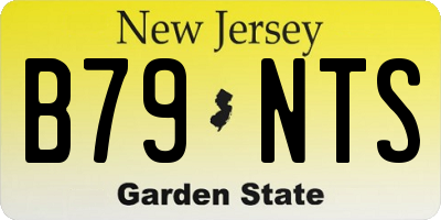 NJ license plate B79NTS