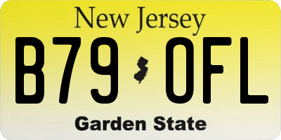 NJ license plate B79OFL