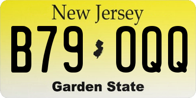 NJ license plate B79OQQ