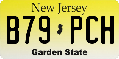 NJ license plate B79PCH