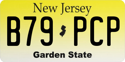 NJ license plate B79PCP