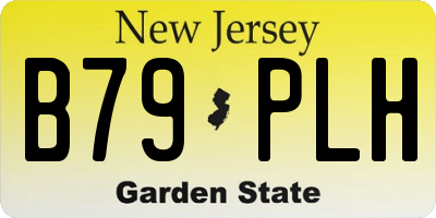 NJ license plate B79PLH