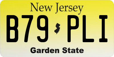 NJ license plate B79PLI