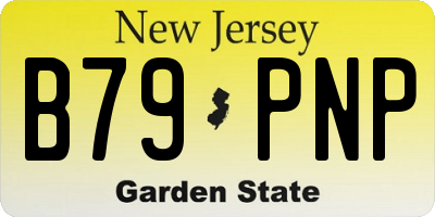NJ license plate B79PNP
