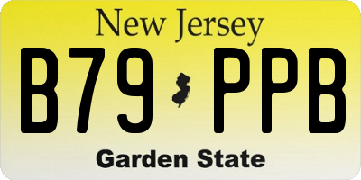 NJ license plate B79PPB