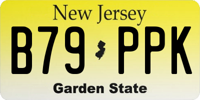 NJ license plate B79PPK