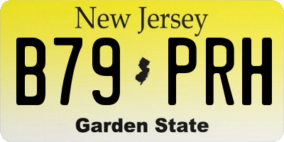 NJ license plate B79PRH