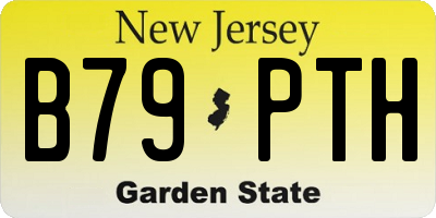 NJ license plate B79PTH