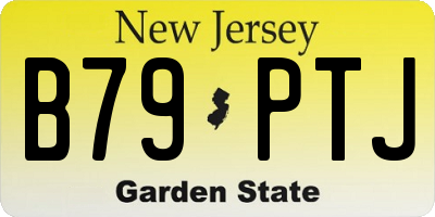 NJ license plate B79PTJ