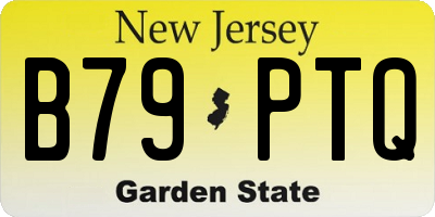 NJ license plate B79PTQ