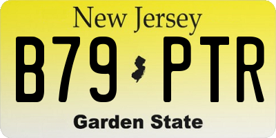 NJ license plate B79PTR