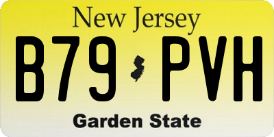 NJ license plate B79PVH