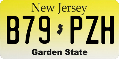 NJ license plate B79PZH