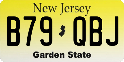 NJ license plate B79QBJ