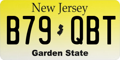 NJ license plate B79QBT