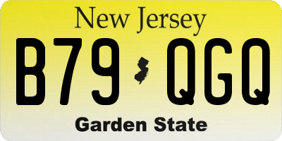 NJ license plate B79QGQ