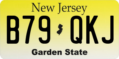 NJ license plate B79QKJ