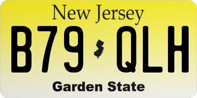 NJ license plate B79QLH
