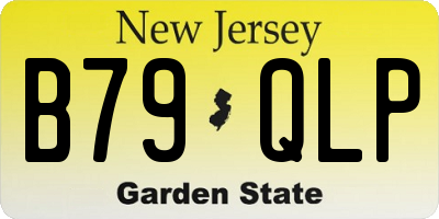 NJ license plate B79QLP