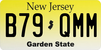 NJ license plate B79QMM